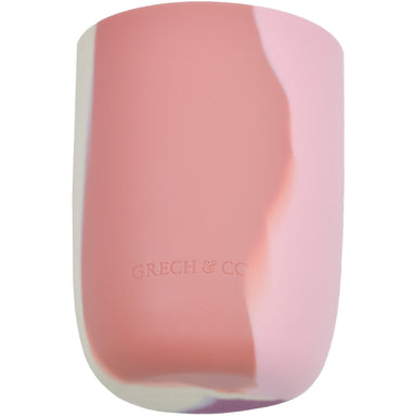 GRECH & CO. Silicone Cup Set of 2 | Color Splash Collection Tableware Mauve Rose Ombre