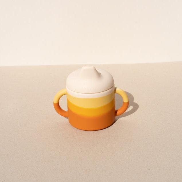 Silicone Sippy Cup | Color Splash Collection - Sienna Ombre