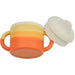 GRECH & CO. Silicone Sippy Cup | Color Splash Collection Tableware Sienna Ombre