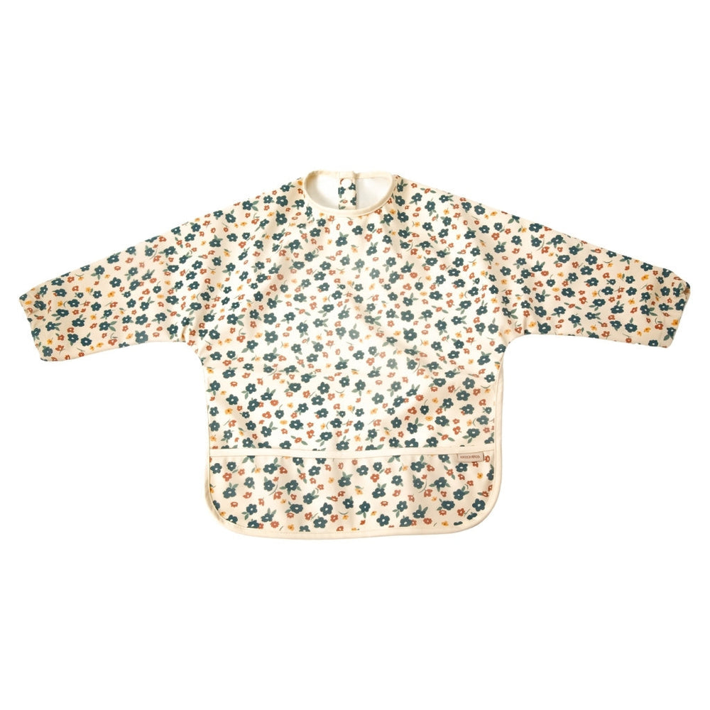 GRECH & CO. Smock Bib Baby Essentials Meadow
