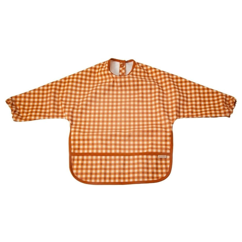 GRECH & CO. Smock Bib Baby Essentials Sienna Gingham