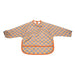 GRECH & CO. Smock Bib Bib Checks  Laguna + Wheat
