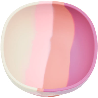 GRECH & CO. Suction Silicone Bowl | Color Splash Collection Tableware Mauve Rose Ombre