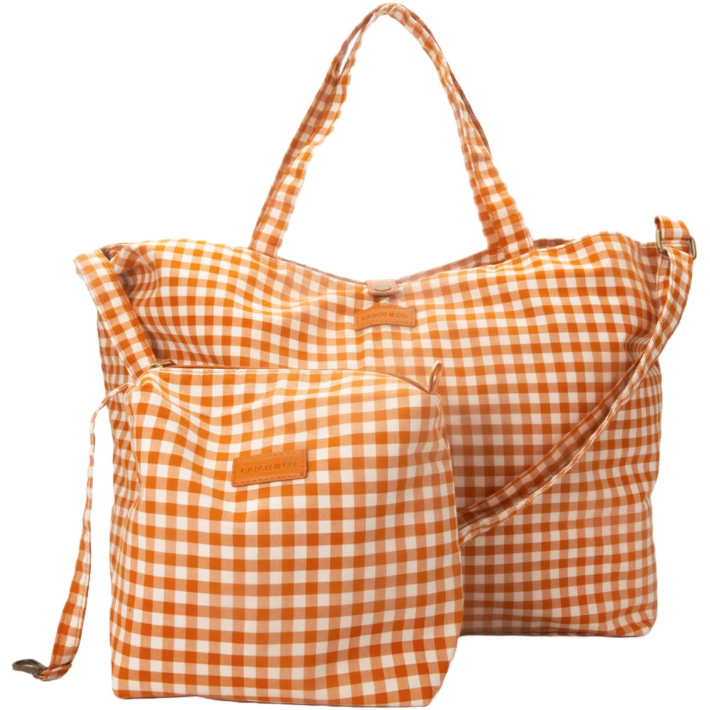 GRECH & CO. Tote Bag Bag Sienna Gingham