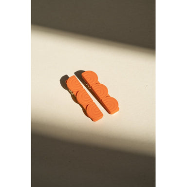 GRECH & CO. Tri Rainbow Bar | Hair Clips Set of 2 Hair clips Cajun Blossom