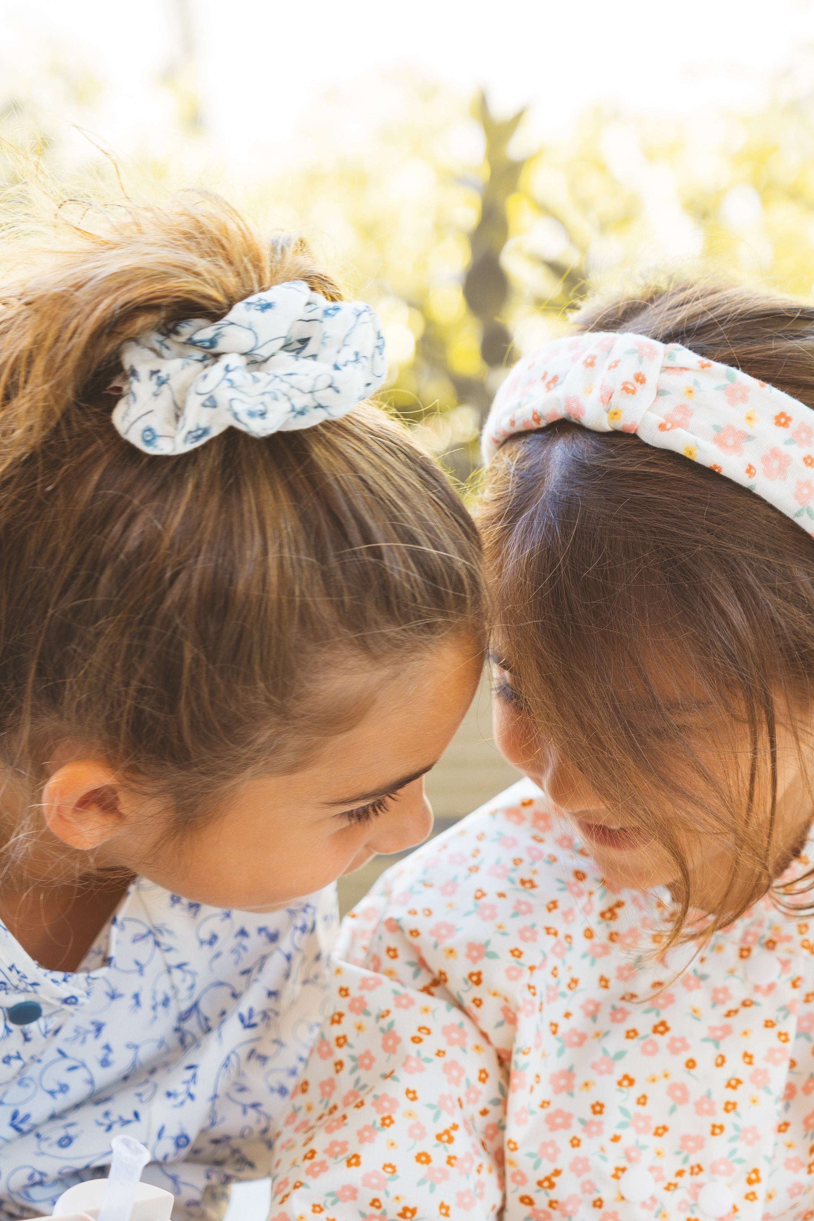Classic Knot Headband | Organic Cotton | Sunset Meadow