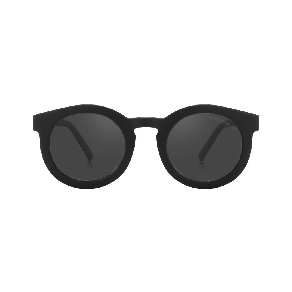 Classic | Sustainable Sunglasses | Plant-Based Bendable Polarized - Baby | 0-2 Y | Black
