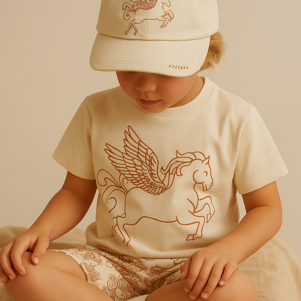 Oversized T-Shirt | Organic Cotton Jersey - Pegasus
